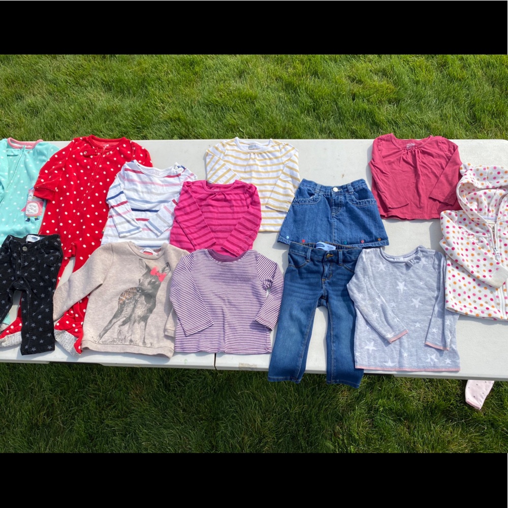 Gap, H&M, 12-24 Toddler Girl Fall Clothes Lot